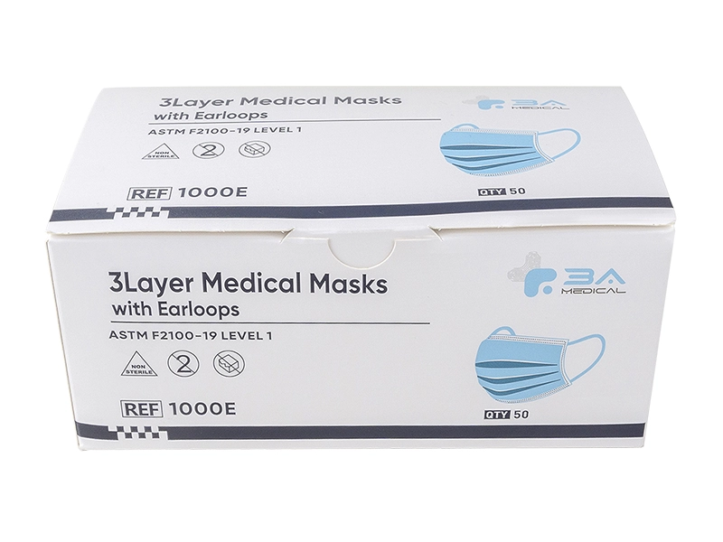 ASTM Level 1/2/3 Earloop Surgical Mask