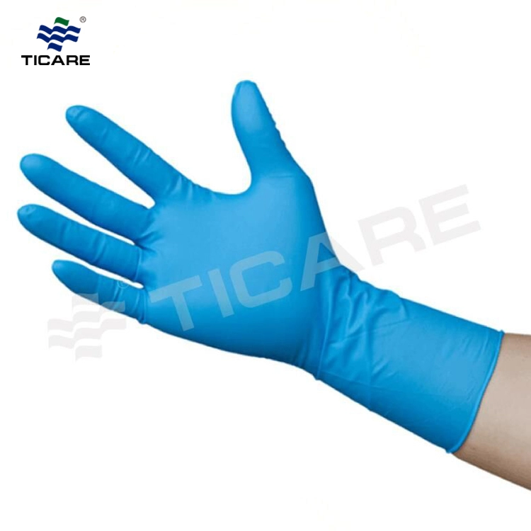 Ιατρικά αποστειρωμένα γάντια νιτριλίου μιας χρήσης για ασφάλεια