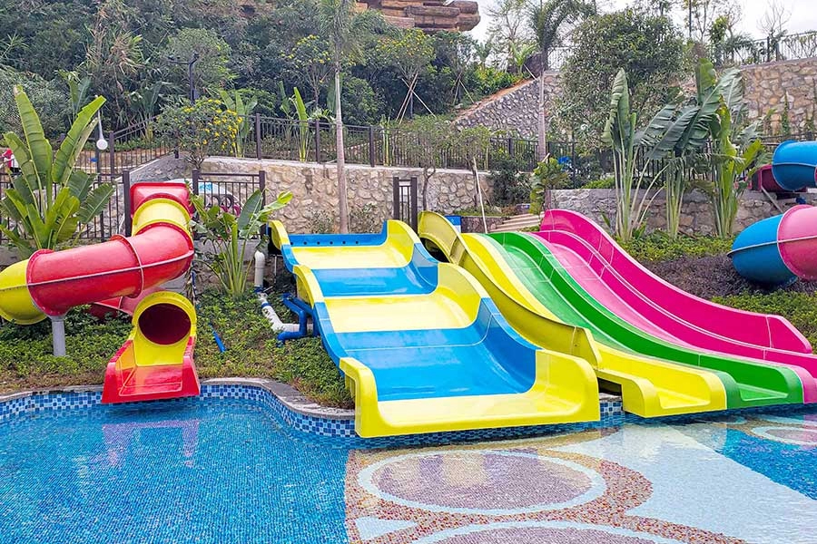 Water Park Design Ξενοδοχείο Διασκέδαση Παιδική Εξωτερική Πισίνα Νεροτσουλήθρα