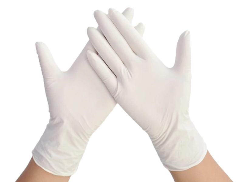 Ιατρικά εξεταστικά γάντια λάτεξ μιας χρήσης
