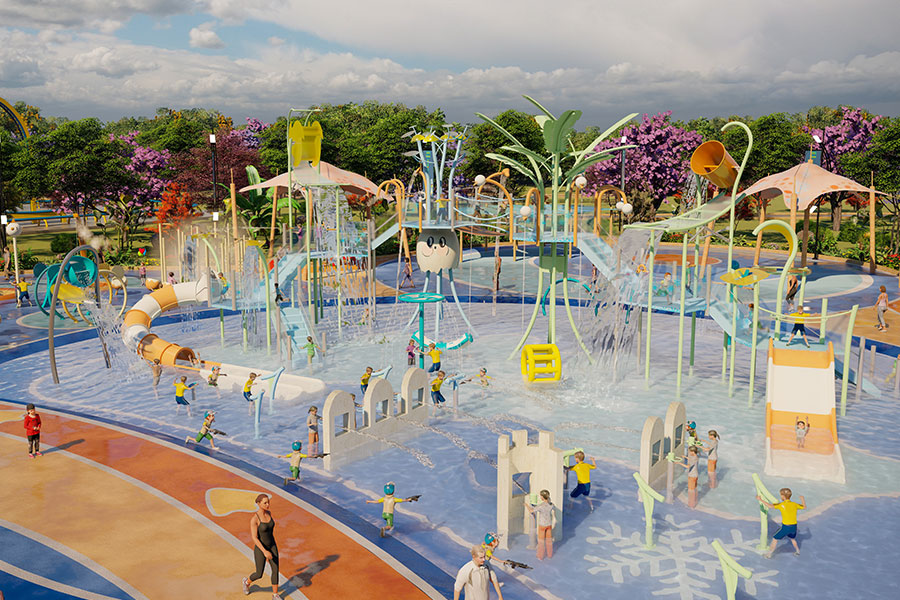 kids splash park