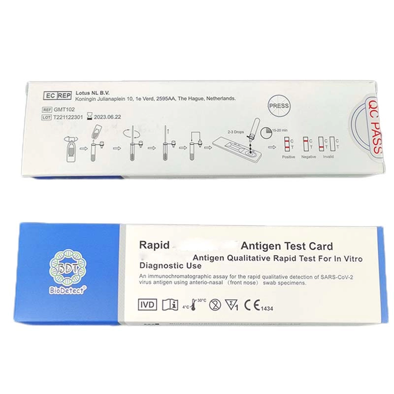 CE For 19 Antigen Test Home Factory and Antigen Rapid Test Kit