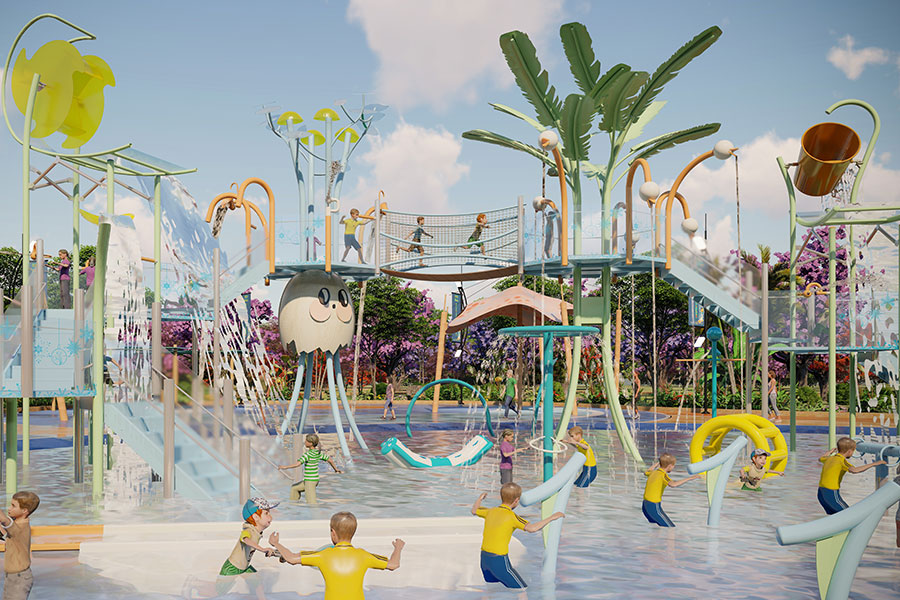 residential splash pad