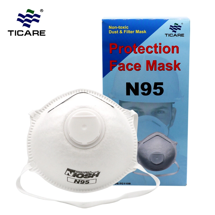 Μη υφασμένη μάσκα προσώπου μιας χρήσης Dust For Outdoor