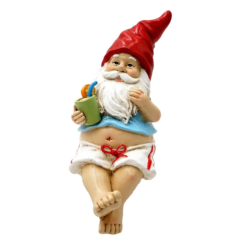 Αστείο καλοκαιρινό Gnome με διακοσμητικό άγαλμα μαγιό