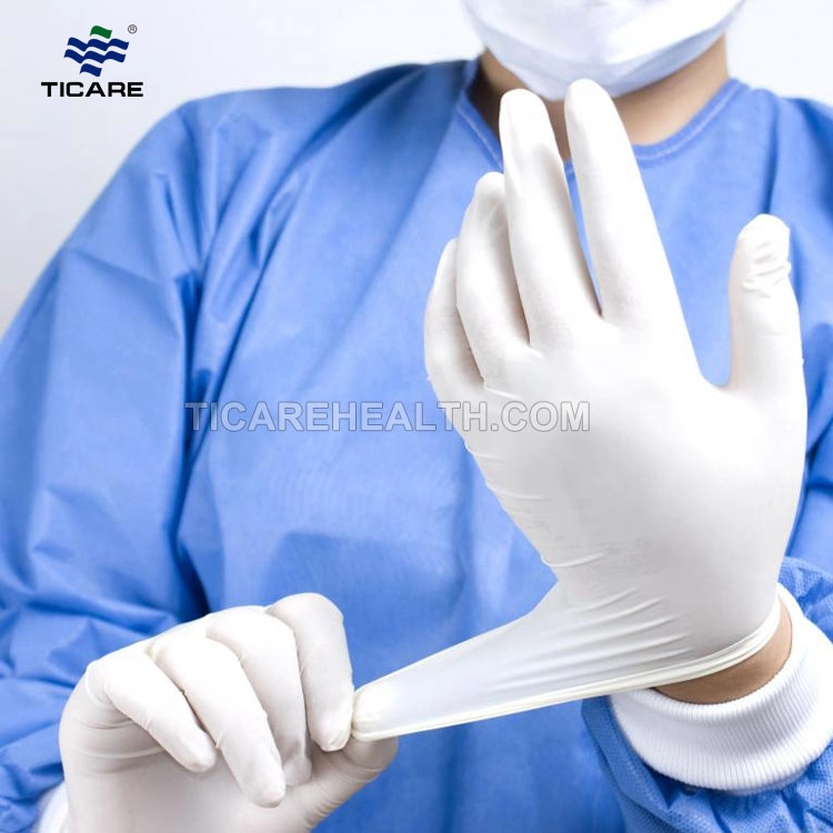 Χειρουργικά γάντια μιας χρήσης, μη αποστειρωμένα από λάτεξ