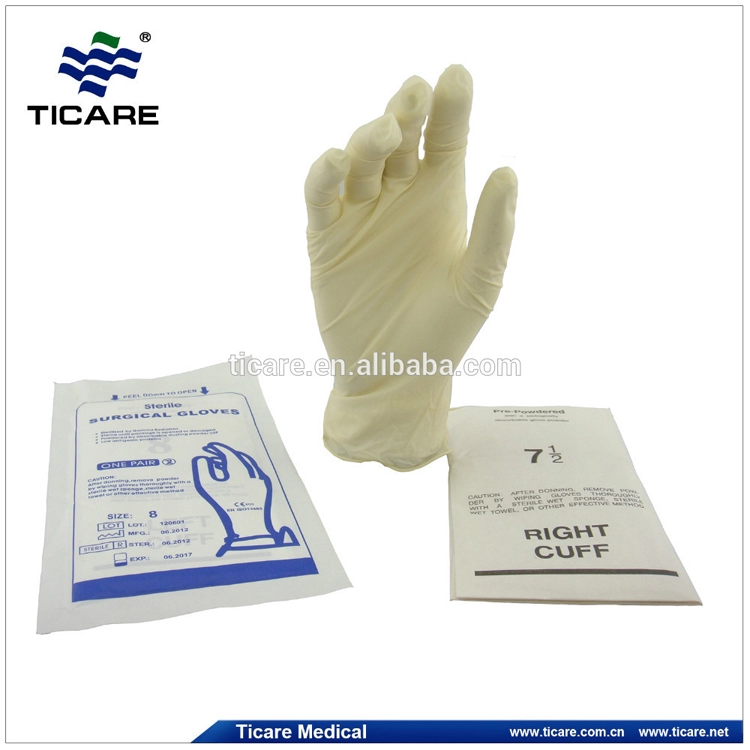 Εξεταστικά ιατρικά χειρουργικά γάντια μιας χρήσης Latex