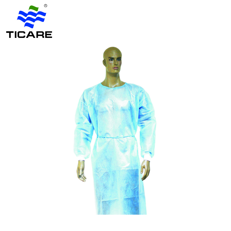 Disposable visiting gown plastic apron breathable surgical gown