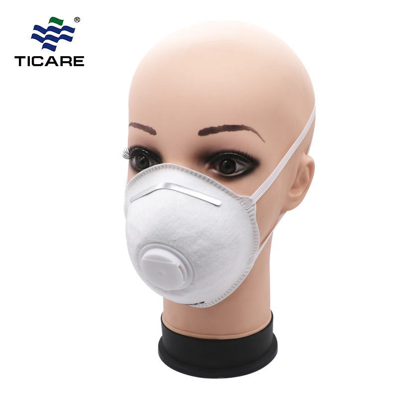 Μάσκα προσώπου μιας χρήσης Nonwoven Earloop Color N95