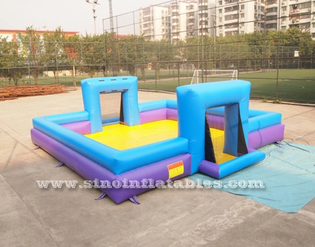 28x25 πόδια υπαίθριο για παιδιά N ενήλικες φουσκωτό γήπεδο ποδοσφαίρου με σαπούνι για διαδραστικά παιχνίδια