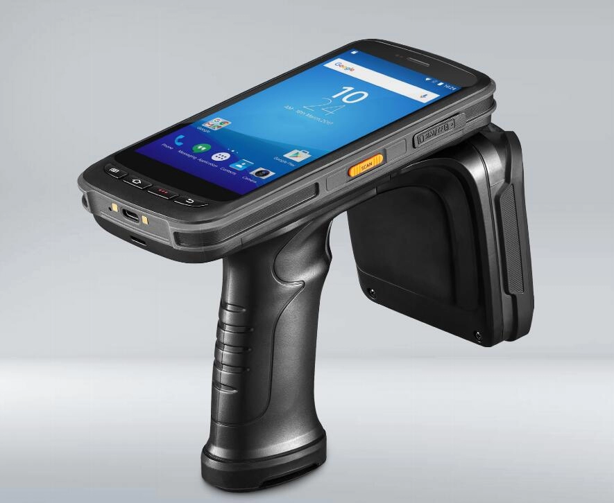 Τερματικό συλλογής δεδομένων WIFI Bluetooth Android Handheld Long Range UHF RFID Reader