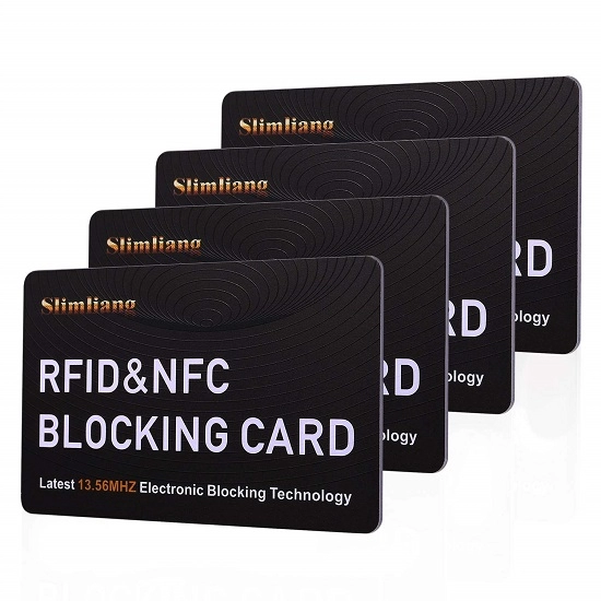 Κάρτα αποκλεισμού RFID για προστασία τραπεζικών καρτών