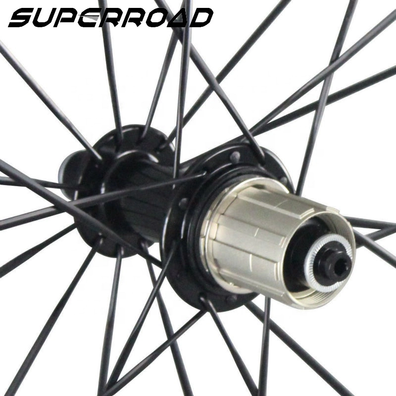 Carbon Road Wheels 38mm/45mm/50mm Clincher Wheelset Road Bike Pa Tubeless Wheelset