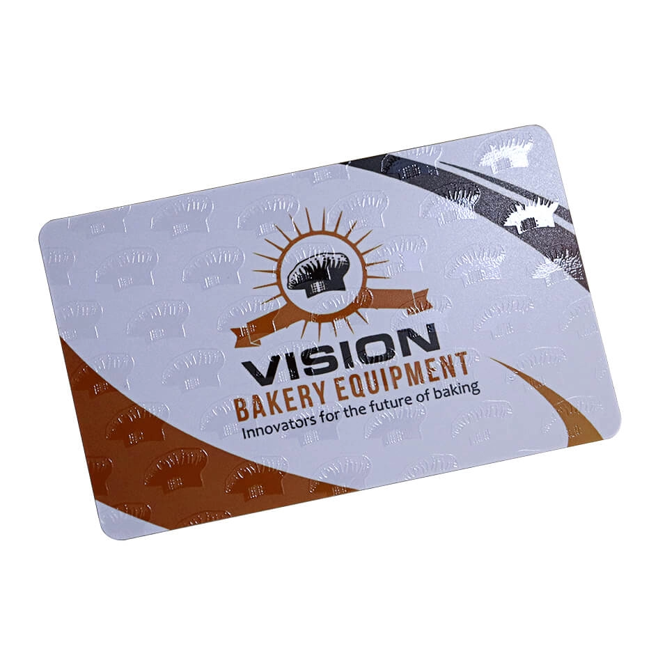 Πλαστικές επαγγελματικές κάρτες PVC με σημείο UV
