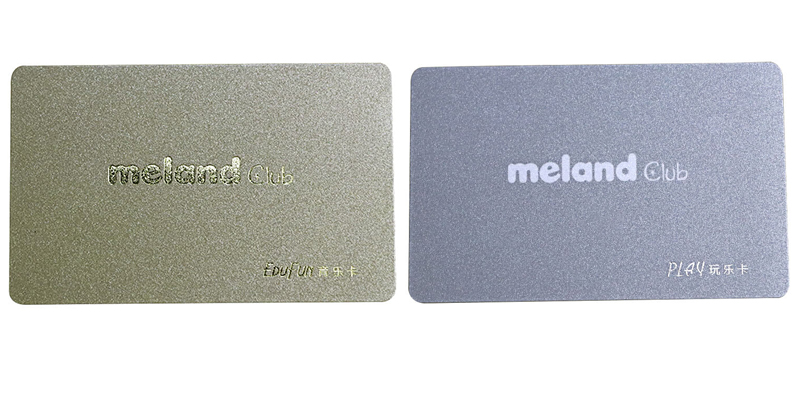 Silver Powder 13,56MHz Mifare® Classic 1K Iso Card for Membership