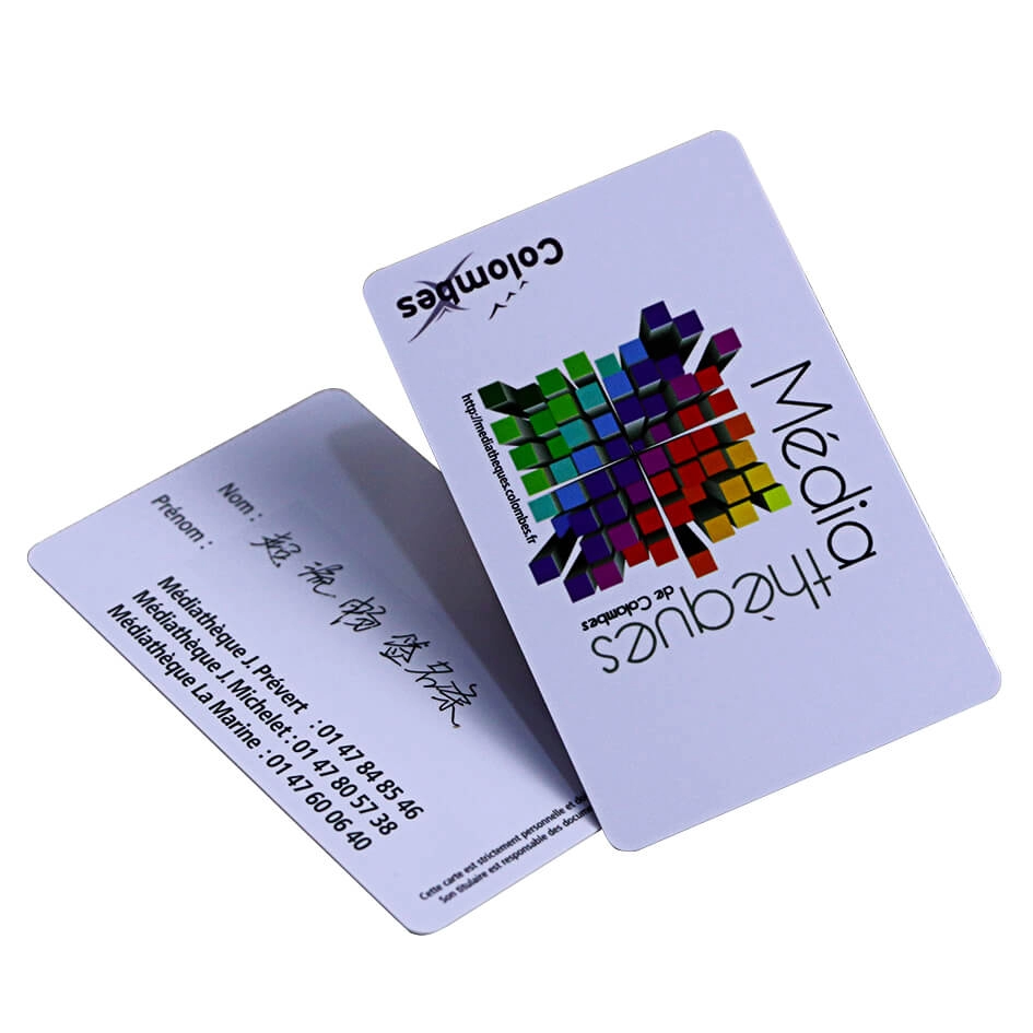 Πλήρης εκτύπωση Πλαστικές κάρτες χωρίς επαφή RFID τσιπ από PVC