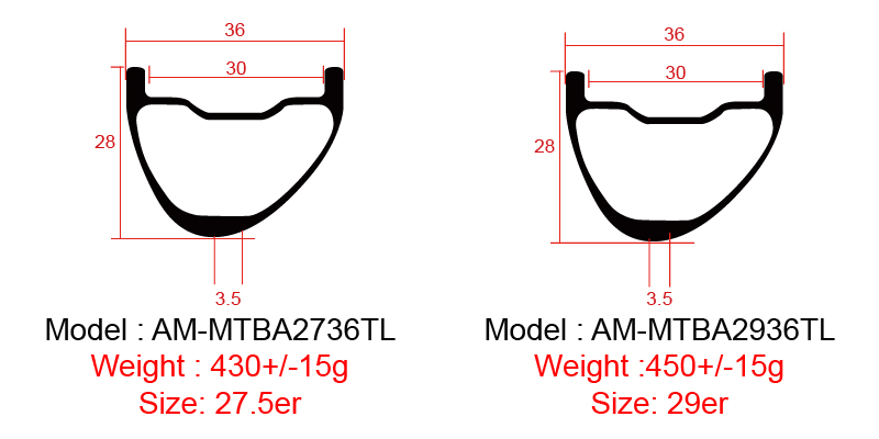 29er carbon ζάντες