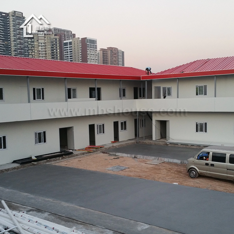 China Factory Modular Προκατασκευασμένο Σπίτι σε στυλ T στο εργοτάξιο