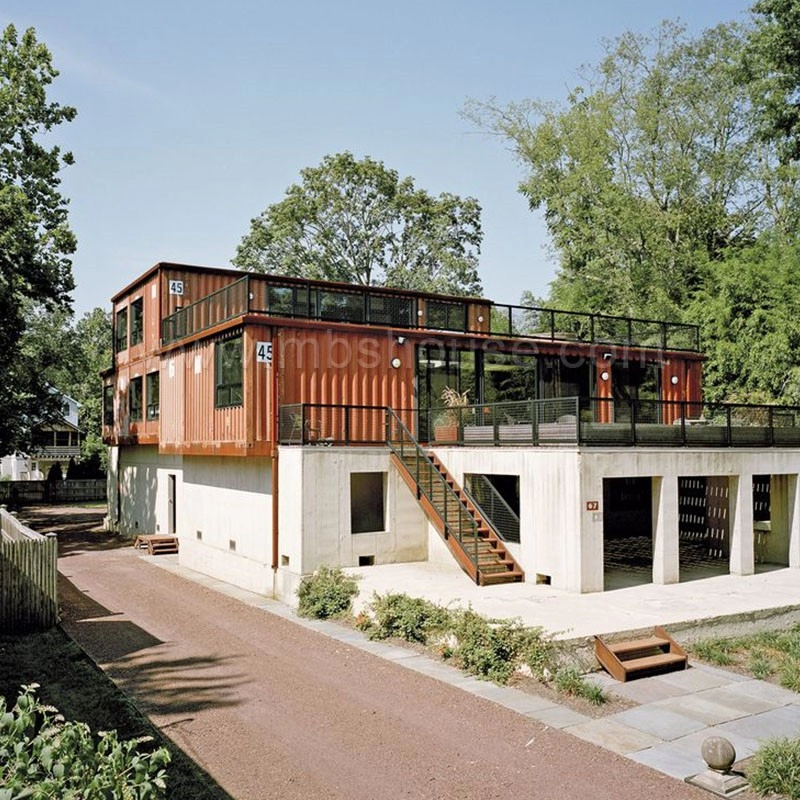 20ft Modular προκατασκευασμένα σπίτια κοντέινερ ναυτιλίας Luxury Villa House