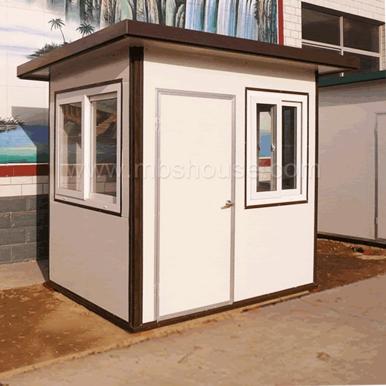 Εργοστασιακή τιμή Φτηνές Μοντέρνο Προκατασκευασμένο Κουτί Sentry Kiosk Guard House