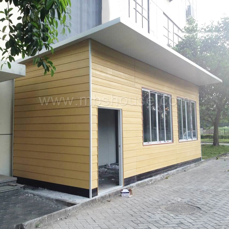 Νέας σχεδίασης Prefab Luxury Small Sentry Box με Μόδα Οροφή