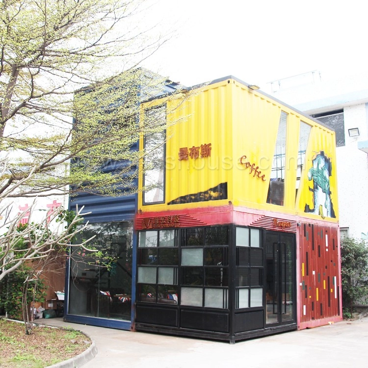 Shipping Container House Design ​Πολυτελές ​Προκατασκευασμένο Container Shop Coffee Shop Living House