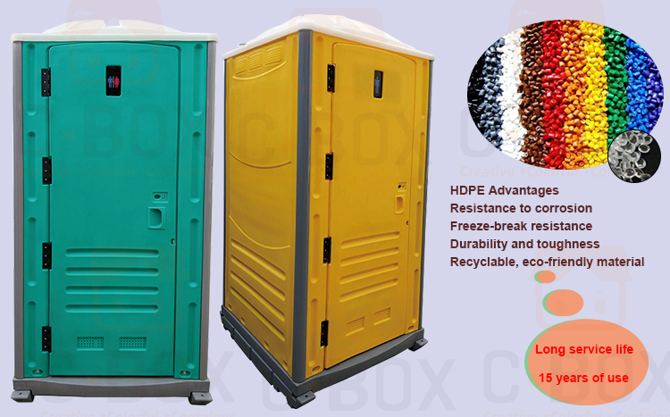 HDPE Πλαστική φορητή τουαλέτα