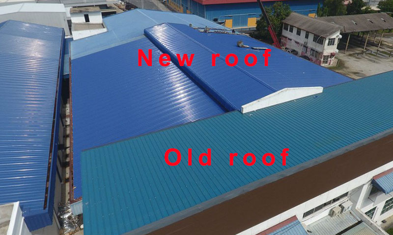 Μονωμένα πάνελ οροφής για ανακαίνιση στέγης
