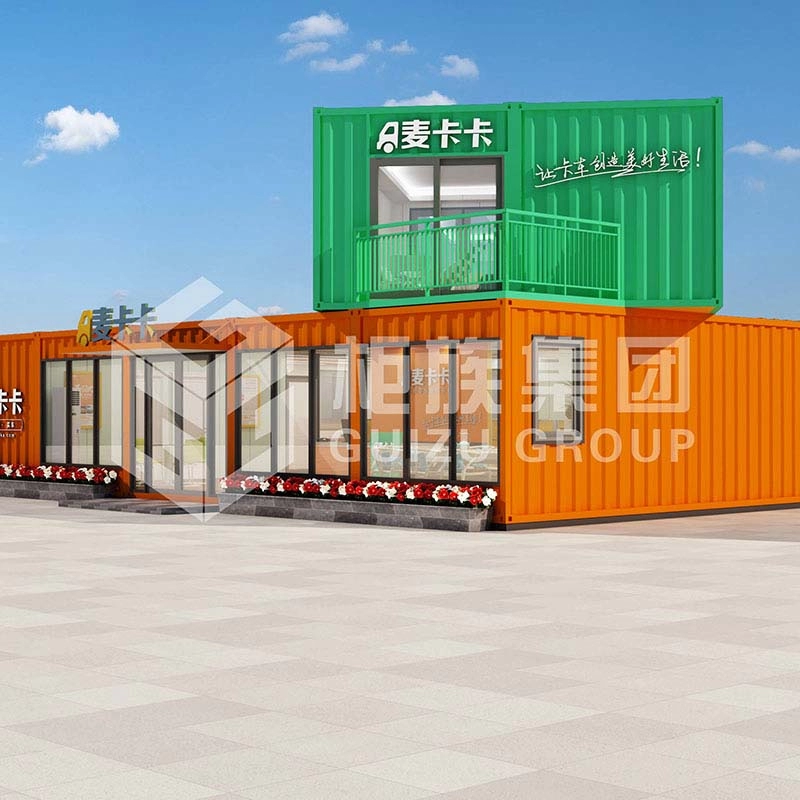 Διώροφη προκατασκευασμένη οικοδομή γραφείων Container για επαγγελματικούς λόγους