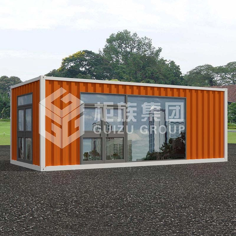 China Factory Manufacture Prefab Luxury Container Office με γαλλικό παράθυρο