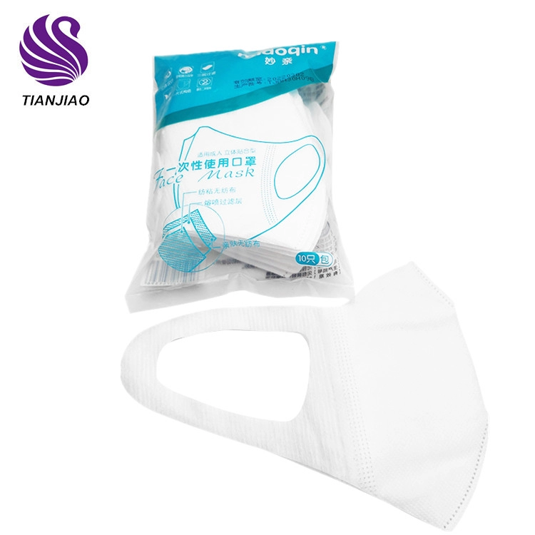 Προστατευτική 3D μάσκα προσώπου μιας χρήσης κατά της σκόνης