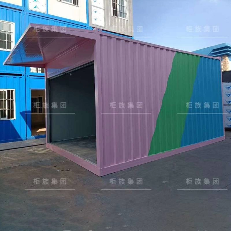 Εργοστασιακά ανακαινισμένα καταστήματα κοντέινερ κατασκευασμένα στην Κίνα με γαλβανισμένο υλικό