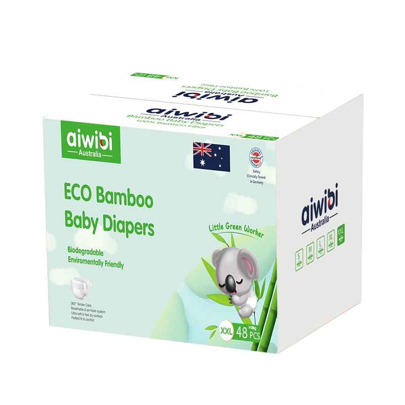 Premium Bamboo Baby πάνες με 100% βιοδιασπώμενο ύφασμα Bamboo