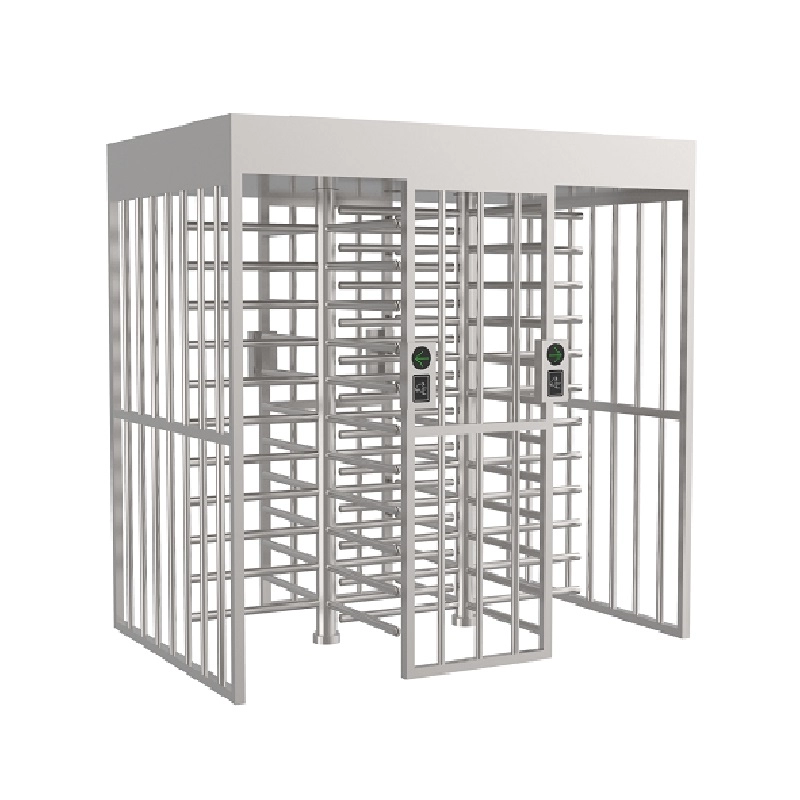 LD-Q804 Double Gates Full Height Turnstile Rfid Gate Access Control Systems