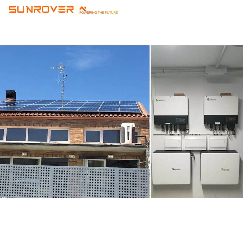 Sunrover Growatt SPF3500ES SPF5000ES 24V 48V Off Grid Solar Inverter με παράλληλη λειτουργία